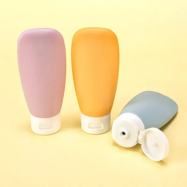 60ml Flexible Tube Compression Split Bottle Portable Travel Milk Hand Sanitizer Bath Gel Skincare Products Split Bottle Set 5